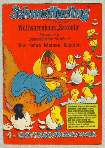 Heft 7 vom 13. Jahrgang - das erste Heft mit Donald Duck