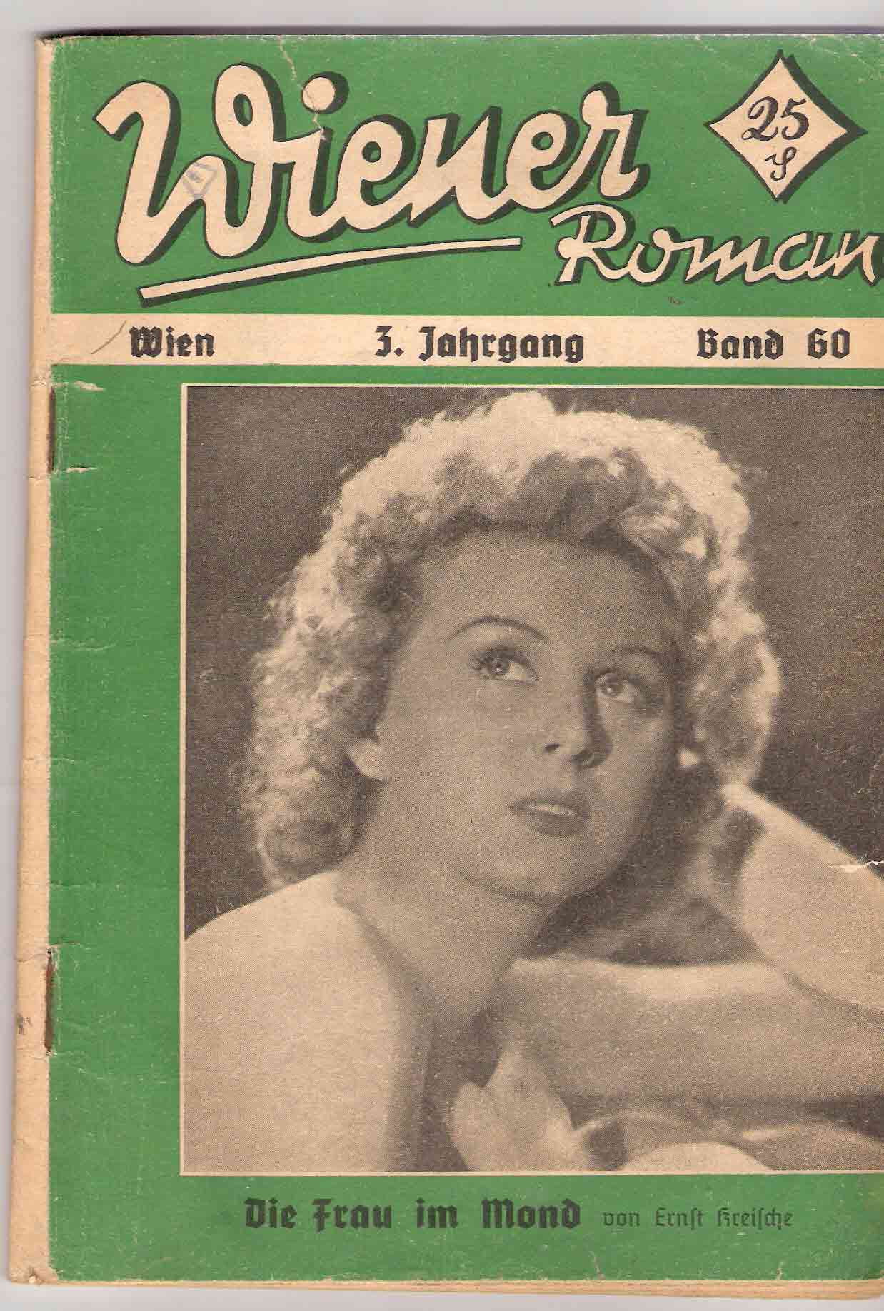Wiener Roman, Heft Nr.  60, 3. Jahrgang 1941